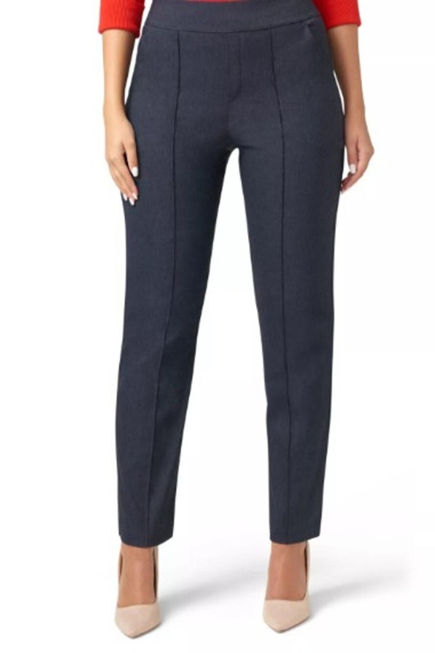 Hue Women's Dress Up Denim Pull-On Trousers, Size S